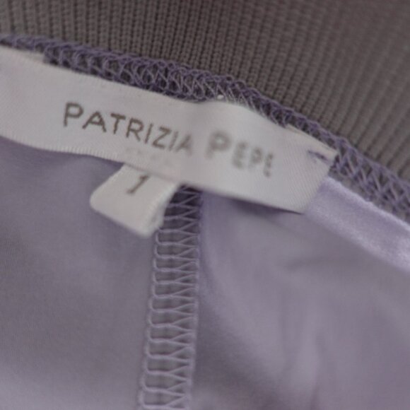 NWT Patricia Pepe Zipper Front Pleated Trouser Pants Sz 1 Lavender Gray Skinny - Picture 7 of 10